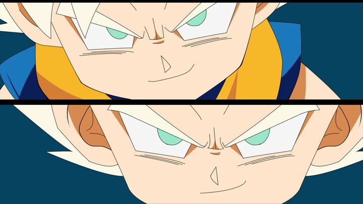 [Dragon Ball] Goku vs. Vegeta, Milk Tea Mouse fan-made animation, took 20 days to make.
