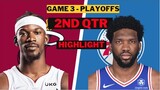 Philadelphia 76ers vs Miami Heat 2nd Qtr playoffs Highlights | May 6th, 2022 | NBA 2022 season