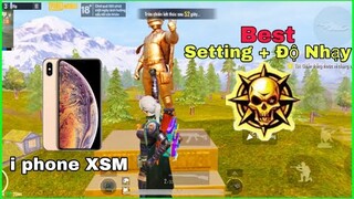 PUBG Mobile | Full Code: Setting + Độ Nhạy Siêu Cấp Cho IPhone XS Max - BEST M762 | NhâmHNTV