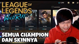 YUK LIHAT SEMUA CHAMPION LEAGUE OF LEGENDS : Wild Rift !