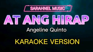 AT ANG HIRAP (KARAOKE VERSION) Angeline Quinto