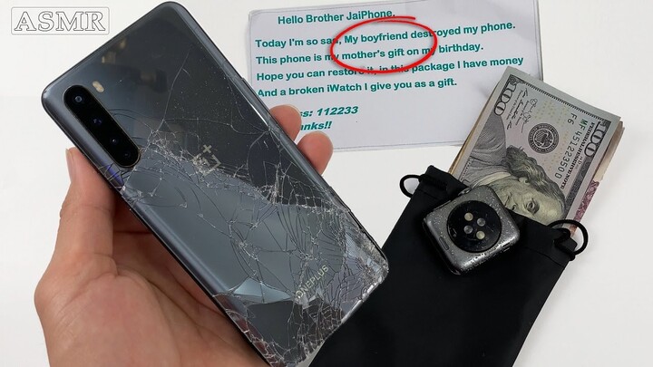 How i Restore OnePlus Nord Cracked...! Broken Phone Repair - ASMR