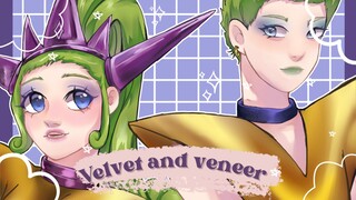 menggambar di clip studio paint - velvet dan veneer [trolls 3 🖌️💚🎨]