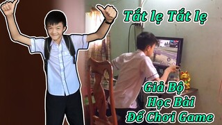 Phú Trẻ Trâu Giả Bộ Học Bài Để Chơi Game Free Fire và Cái Kết