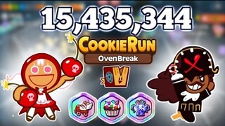 CookieRun OvenBreak 15.4M (LAND7) Cherry + Pirate เซตแปลกๆ By essAyseeK TV