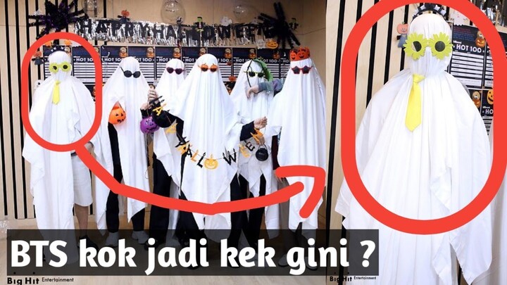 BTS kok jadi kek BEgini 👻😂! #BTS_HALLOWEN_2020