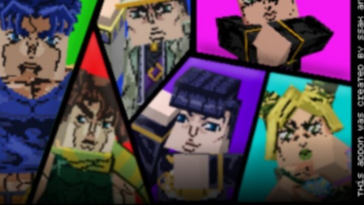 "JOJO Mod" yang memulihkan Minecraft dengan sangat baik