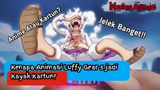 Merusak Moment Epic?Alasan Animasi Luffy Gear 5 jadi Style Kartun Tom and Jerry!! [Bahas Anime]