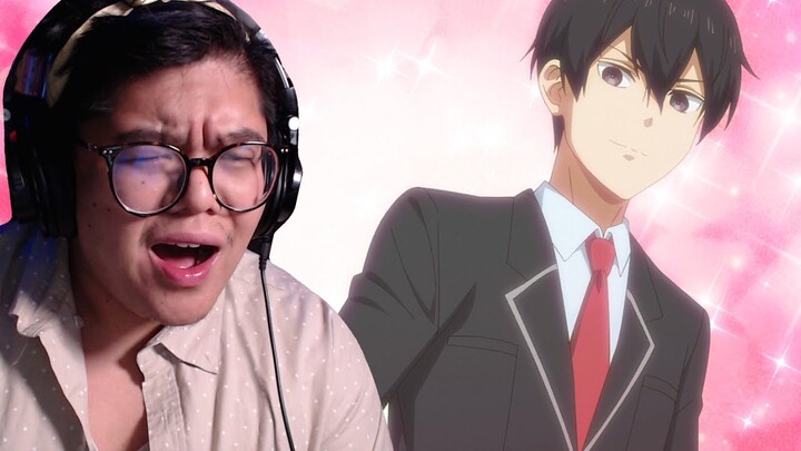 SIDE CHARACTER INVADES OTOME GAME | Trapped in a Dating Sim Episode 1-2 Reaction
