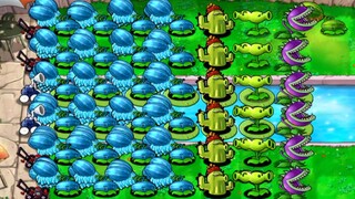 part16 |1-12 Flags Endless Survival | plants vs zombies