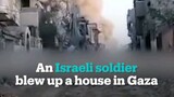 An Israeli soldier blew up a house in Gaza to celebrate daughter’s birthday