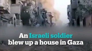 An Israeli soldier blew up a house in Gaza to celebrate daughter’s birthday