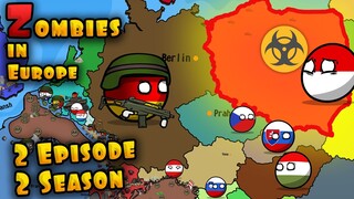 Zombies in Europe - Episodes 2. Season 2 ( Countryballs )