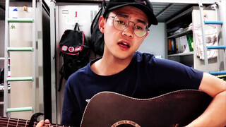 A boy covered Taylor Swift's "Love Story" with guitar