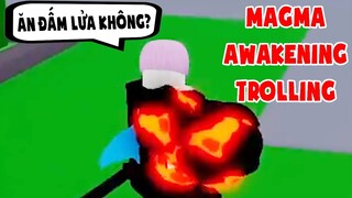 ROBLOX và Khi tôi THỨC TỈNH TRÁI MAGMA Trong Bloxfruit