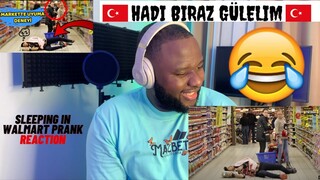 CALVIN REACTS to 🇹🇷 SLEEPING IN WALMART PRANK | HADI BIRAZ GÜLELIM 😂| Türkçè Altyazilar mevcuttur 🇹🇷