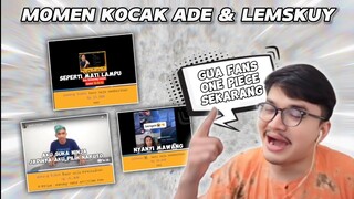 Momen Kocak Mas Ade Dikirimin Mediashare Lemskuy!! Lemskuy Ternyata Jago Nyanyi dan Fans Naruto