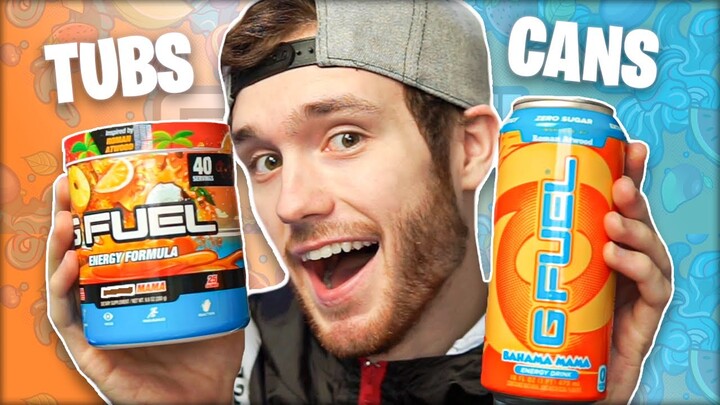 GFUEL Cans vs Tubs! Which Is Better?
