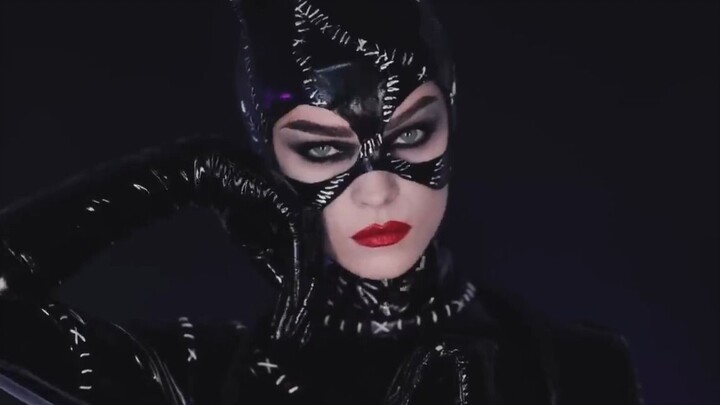 [DC cosplay] Batman Mengembalikan Catwoman 1992 Tutorial Rias - Halloween