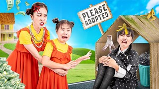 Wednesday Addams Is My Adopted Sister - Funny Stories About Baby Doll Family