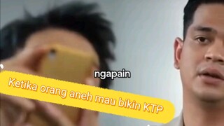 ketika orang aneh bikin KTP ,jangan ketawa yah ..