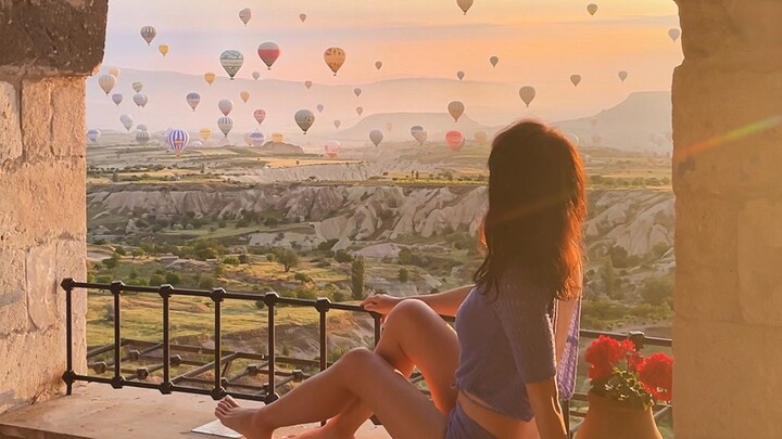 Cuối cùng tôi cũng đã tự do ngắm khinh khí cầu và thưởng thức rượu vang ở Thổ Nhĩ Kỳ!