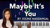 Maybe It's You by Jolina Magdangal piano cover + sheet music