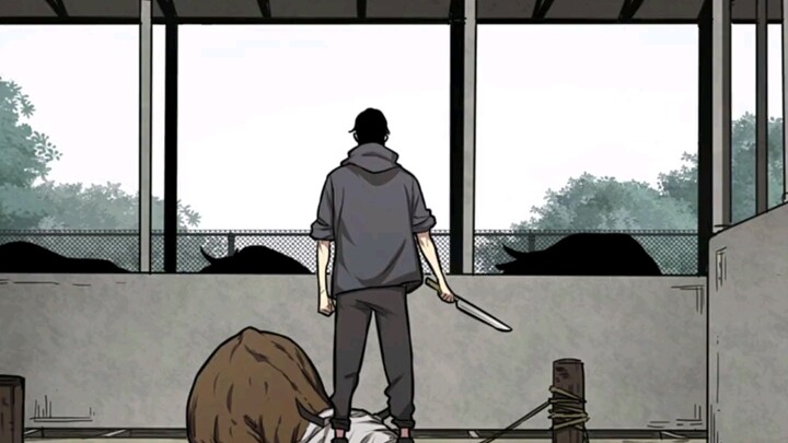 The first thing the male protagonist did after his rebirth was to kill a cow