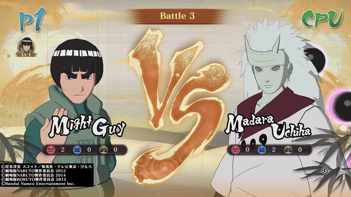 Noble Blue Beast of Konoha Vs Ghost of Uchiha/Six Path Madara