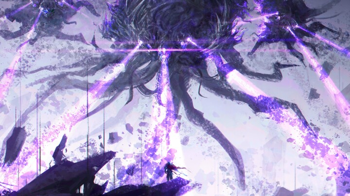 “สิ้นสุดได้มาถึง สรรพสิ่งร่วงโรย” พายุแห่งความร่วงโรย [วาดด้วยแท็บเล็ต]