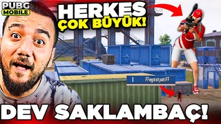 SAKLAMBAÇ ama HERKES ÇOOOOK BÜYÜK! (ÇOK SAÇMA😂) PUBG Mobile