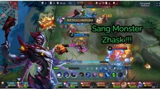 Gameplay Zhask bantai musuh sampai MVP !!! | MLBB Mobile Legend