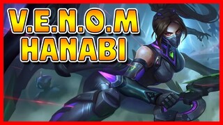 NEW SKIN HANABI V.E.N.O.M NEPHILA 🟢 MLBB