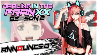 Darling in the franxx Season 2 Release Date |  SEASON 2 Annoucement | HINDI