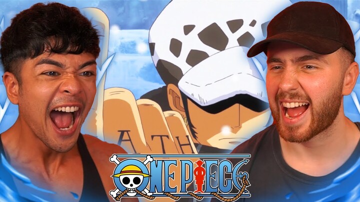 LAW IS THAT DUDE!! LAW VS NAVY - One Piece Episode 585 + 586 REACTION + REVIEW!