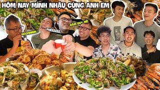 MỘT NGÀY NẤU ĂN VÀ NHẬU CÙNG VỚI BẠN VÀ BÀ CON CỦA QUANG