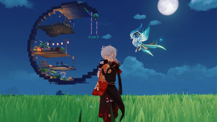 “Genshin Impact · Chariot’s Hut” Original Open-Top Moon Cottage