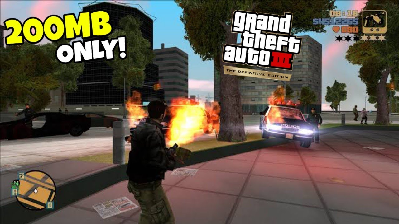 GTA San Andreas Mobile Version, 200Mb Only, With Cheats