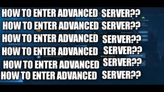 How to enter advanced server 2021?