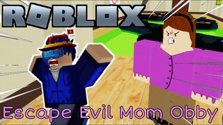 Đầu năm qua NHÀ BẠN CHƠI bị MẸ thằng bạn PHỤC KÍCH - Escape Evil Mom Obby! (Roblox)