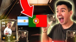 ME SALE PORTUGAL Y ARGENTINO !!! SOBRES CHETADOS DE 2,000 GEMAS !!! FC 24 MOBILE !!!