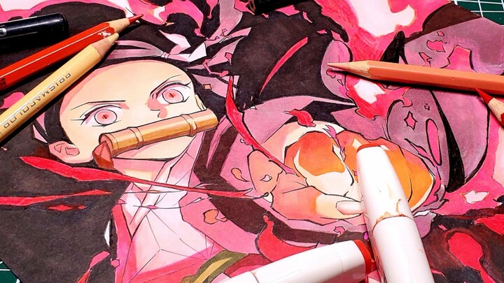 [Painting]Great power of Kamado Nezuko|<Demon Slayer>