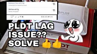 Best solution for pldt wifi if you have no internet connection or lag