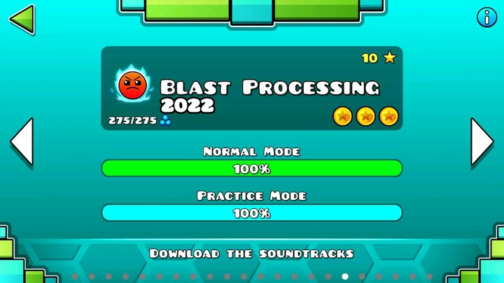 BLAST PROCESSING 2022 | Geometry Dash