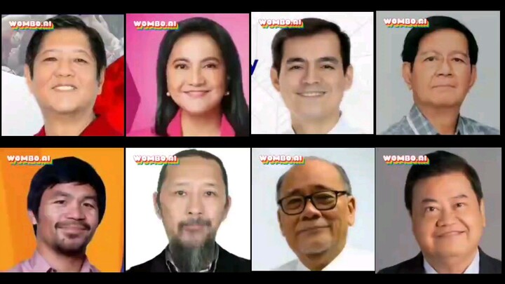 Philippine 2022 Presidential candidates