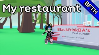 Roblox My restaurant การทำร้านอาหารที่สุดพัง!