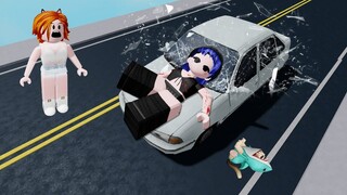 ถ้าเราโดนรถชน..! | Roblox Get hit by a car simulator