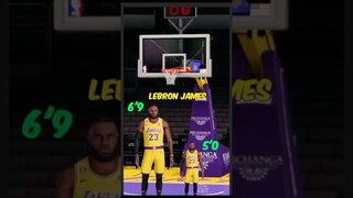 6ft Vs 5ft Lebron OP TEST NBA2K24 #shorts #nba #nba2k24