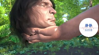 Making trophies out of human heads