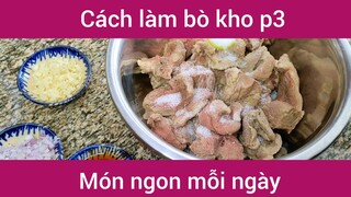Cách làm bò kho p3
